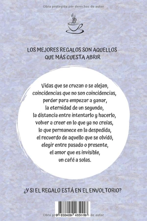 Libro - Contraportada de Un café a solas